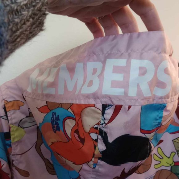 Members Only Windbreaker Jacket Space Jams youth size 14/16 - Picture 6 of 8